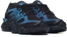New Balance 9060 Baskets basses unisexe en daim noir caoutchouc à lacets 38.5