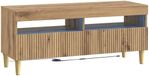 vidaXL LED tv-meubel ARNHEM 100 x 35 x 43 cm Artisanaal eiken