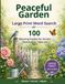 Peaceful Garden Large Print Word Search for Seniors: 100 Relaxing Puzzles with Flowers, Birds, Herbs and More