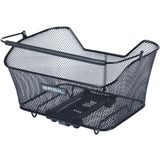BASIL Panier de vélo base m avec fixation mik 14 litres 25 x 33 x 17 cm - noir
