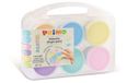 Primo Vingerverf pastel 6 potjes in koffer (6x100gr)