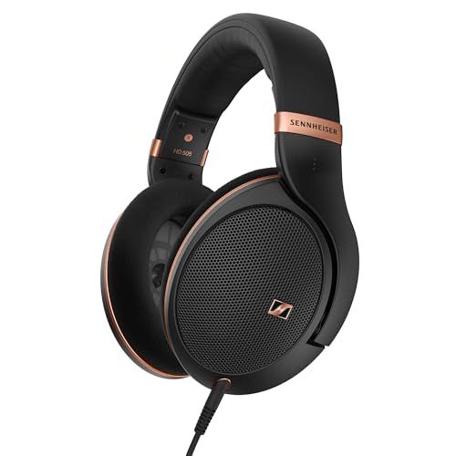 Sennheiser HD 505 SE bedrade hoofdtelefoon - Over-ear hoofdtelefoon met hoogwaardig geluid en krachtige bas, hoofdband met verbeterd comfort - 1,8-m kabel, opbergzakje med trekkoord - Copper Edition