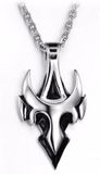 Mendes Steel Tribal kettinghanger met Jasseron ketting