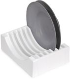 Emuca Porte-assiettes pour meubles avec espace pour 13 assiettes, plastique, gris anthracite