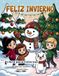 Feliz Invierno: Libro para Colorear de Palabras de Invierno