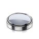 Miroir convexe HD sans cadre rond, pivotant et réglable à 360°, couleur argentée, adapté aux voitures, camions et SUV, améliore la sécurité routière, lot de 2 pièces