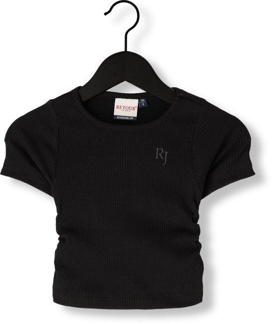 Retour Jeans Retour Kathlyn T-shirt Meisjes - Zwart - Maat 146/152