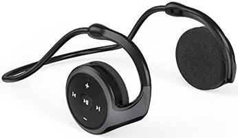 Geen Bluetooth Earhook MicroSD Draadloze Oordopjes - Zwart