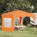 Prolenta Maison Exclusive Pop-up partytent, 290 x 290 x 245 cm, oranje