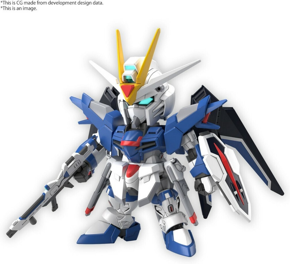 Bandai Gundam SD Gundam Seed Freedom Model Kit - EX-Standard Rising Freedom Gundam