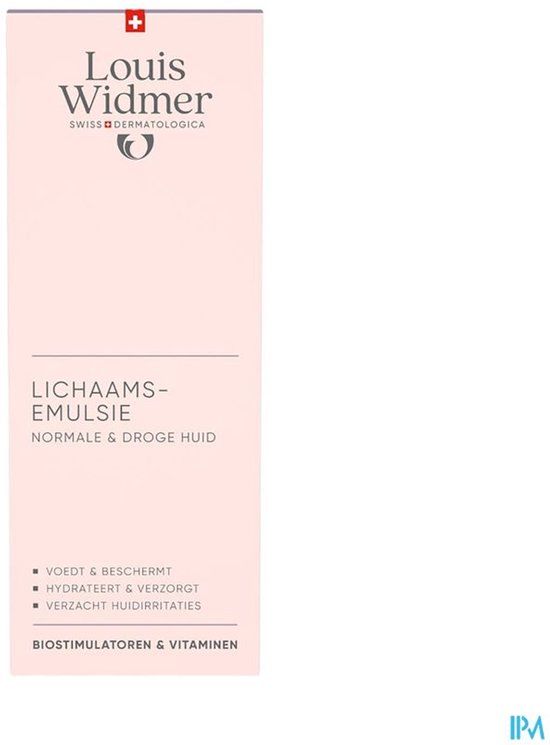 Louis Widmer Hydraterende Lichaamsemulsie met Parfum 200 ml