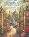Stained Glass Secret Gardens: Bold and Easy Garden Gates, Flower Pathways, Hidden Fountains and Peaceful Outdoor Scenes for Adults and Teens