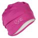Fashy Stoffen badmuts voor dames met strass-steentjes, roze