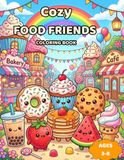 Cozy Food Friends Coloring Book