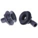 T-h Marine 90°-raccord de vidange Noir Noir Taille unique