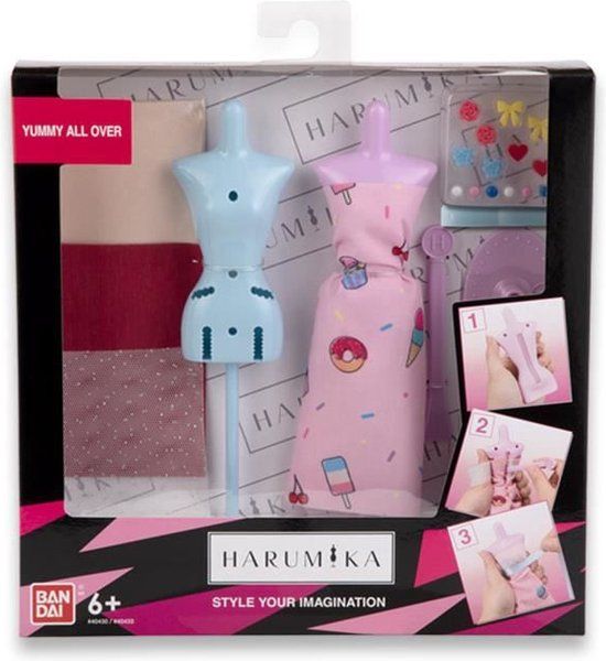 Bandai - Harumika - Stylist Deluxe koffer - Theme Yummy All Over