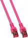 EFB Elektronik Techtube Pro - Internetkabel S/FTP CAT6 - roze - 7.5 meter