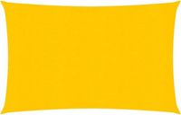 vidaXL Zonnezeil 160 g/m² 2,5x3,5 m HDPE geel