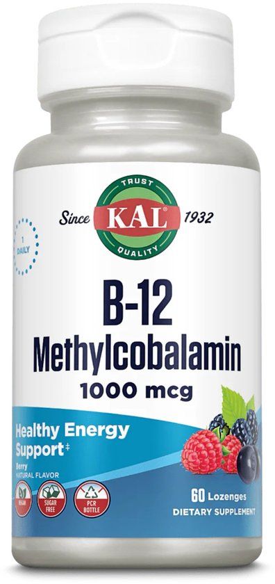 Kal Vitamine B-12 Methylcobalamin 1000MCG Tabletten