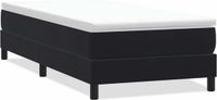 vidaXL Boxspring zonder matras fluweel zwart 80x220 cm