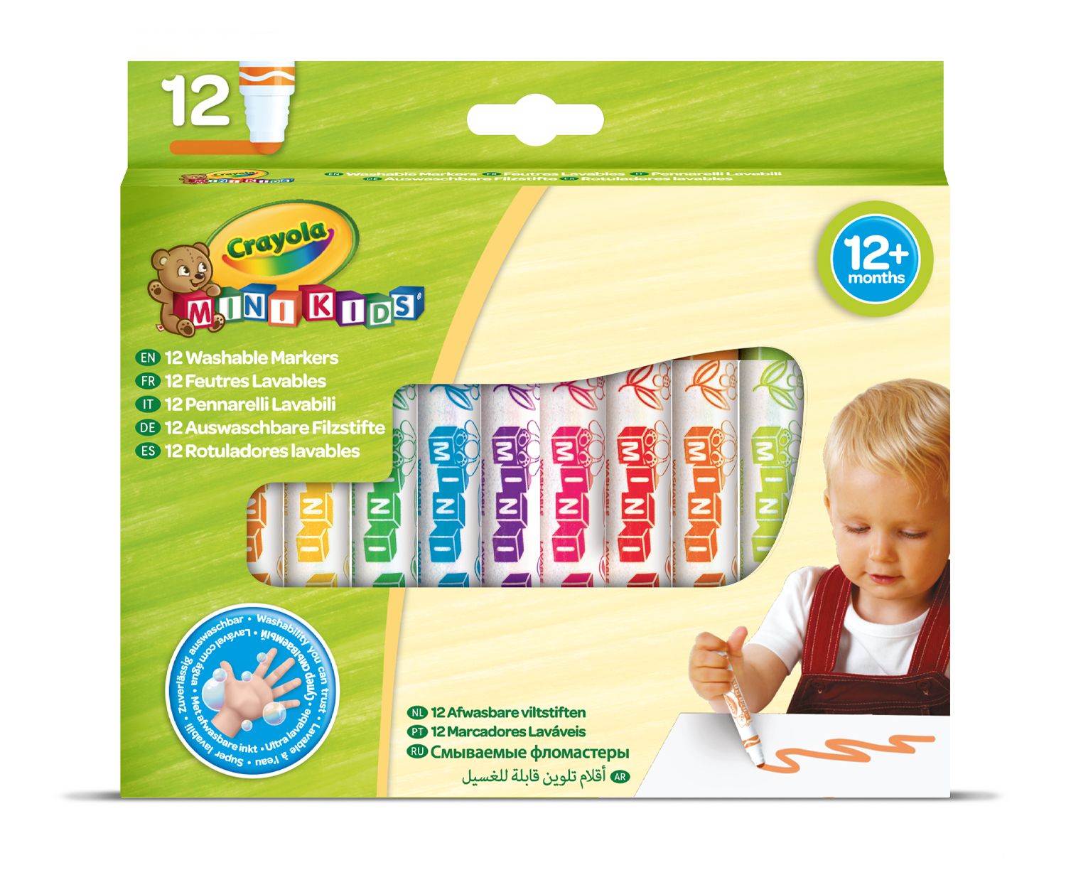 Crayola Mini Kids 12 Afwasbare viltstiften - 8325