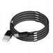 ITAL - Magnetische USB-kabel voor het opladen en synchroniseren van smartphones, compatibel met USB-C, Micro USB en Phone - model PK01