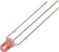 Tru Components YBR-30FRW00-C Bedrade LED Rood, Wit Rond 3 mm