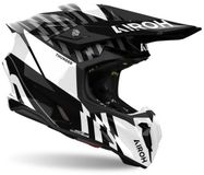 Airoh Twist 3 Thunder Zwart Wit Offroad Helm - Maat XL
