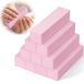 10 stuks nagelbuffer schuurblok, herbruikbare nagelbufferblokken, 2,5 x 2,5 x 9,5 cm, matte afwerking aan vier zijden, nagelgereedschap, geschikt voor nagelsalons, doe-het-zelf- en schoonheidssalons