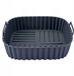 Fackelmann Siliconen Airfryer Inzetstuk Vierkant 19x19 cm Grijs