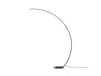 Lampe sur pied en aluminium noir H175 L130 P32