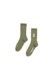 ARMEDANGELS Uniseks sokken van biologisch katoenmix SAAMUS BOLD, groen (Fatigue Green), 39-42 EU
