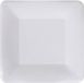 Algon Bordenset Wit Karton Wegwerp Vierkant 18 cm 12 Stuks