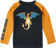 Pokémon Kids - Glurak - Bring The Heat Unisex Longsleeve - zwart/oranje - 110/116