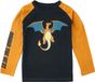 Pokémon Kids - Glurak - Bring The Heat Unisex Longsleeve - zwart/oranje - 110/116