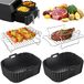 Accessoires voor heteluchtfriteuse, set van 4