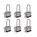 CINCINNO Gelamineerde Heavy Duty Hangsloten Gelijksluitend Set van 6