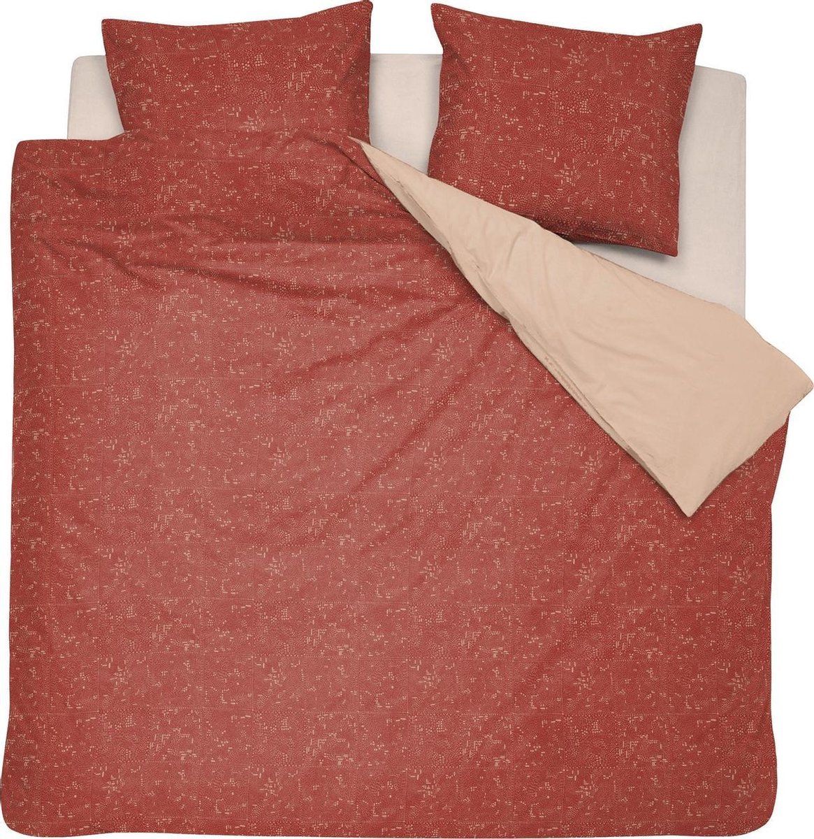 Damai Dekbedovertrek Swift Rood 240x220cm - 8719002186873