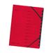 Herlitz 10843324 Ordnermap Quality 1-12, A4, rood, 12 vakken met elastiek