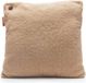 Bodi-Tek Cozy coussin chauffant - Durable & Sans fil - Infrarouge - 45x45 cm - Marron clair - Woolly - pile standard