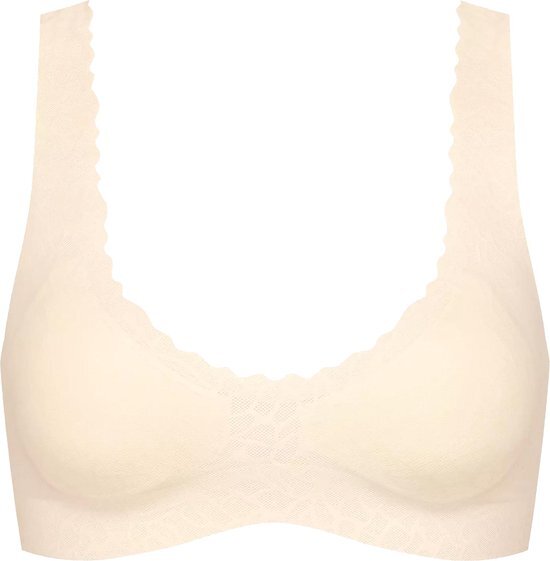 Sloggi Women ZERO Feel Lace 2.0 Bralette - bralette - beige - Maat: S