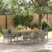 Prolenta Maison Exclusive Tuinset voor buiten, 7-delig, grijs, van gevlochten polyraan