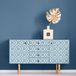Ambiance Sticker Zelfklevende tegelmuurstickers voor keuken en badkamer - 30 cementtegelstickers voor meubels - ALVAREZ - 30 stickers 10x10cm