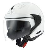 Astone Helmets - Casque jet DJ8 monocolor - Casque jet look rétro - casque idéal in zone urbaine - Coque in polycarbonaat - Gloss white M