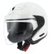Astone Helmets - Casque jet DJ8 monocolor - Casque jet look rétro - casque idéal in zone urbaine - Coque in polycarbonaat - Gloss white M