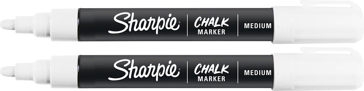 Sharpie Krijtmarker wit - 2 stuks