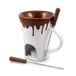 Swissmar F12064 Nostalgia Chocolade Fondue Mok Set 4-delig