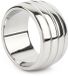 Scala 2.0 b.v. Oval Barrel C-Ring 50mm Roestvrij staal Zilver