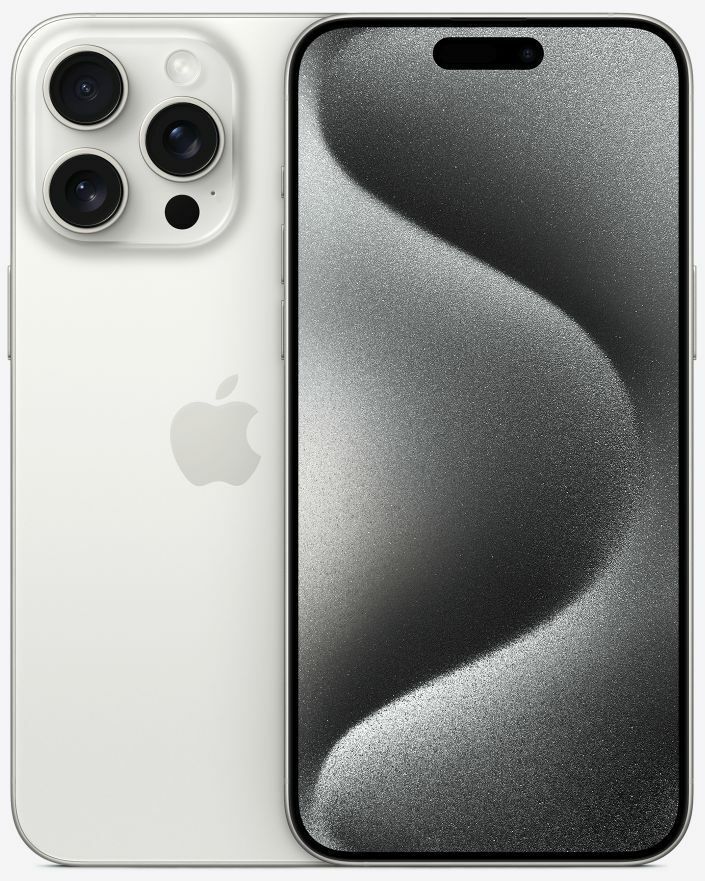 Apple iPhone 15 Pro Max / 256 GB / Wit Titanium / 5G