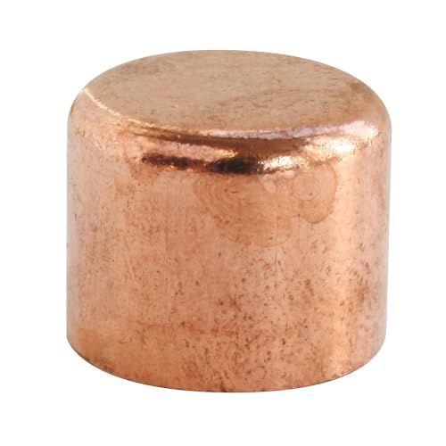 SOMATHERM FOR YOU Cap AS F 2 Pocket - Copper Cap for Copper Pipe Ø 14 - Bag 2 pieces